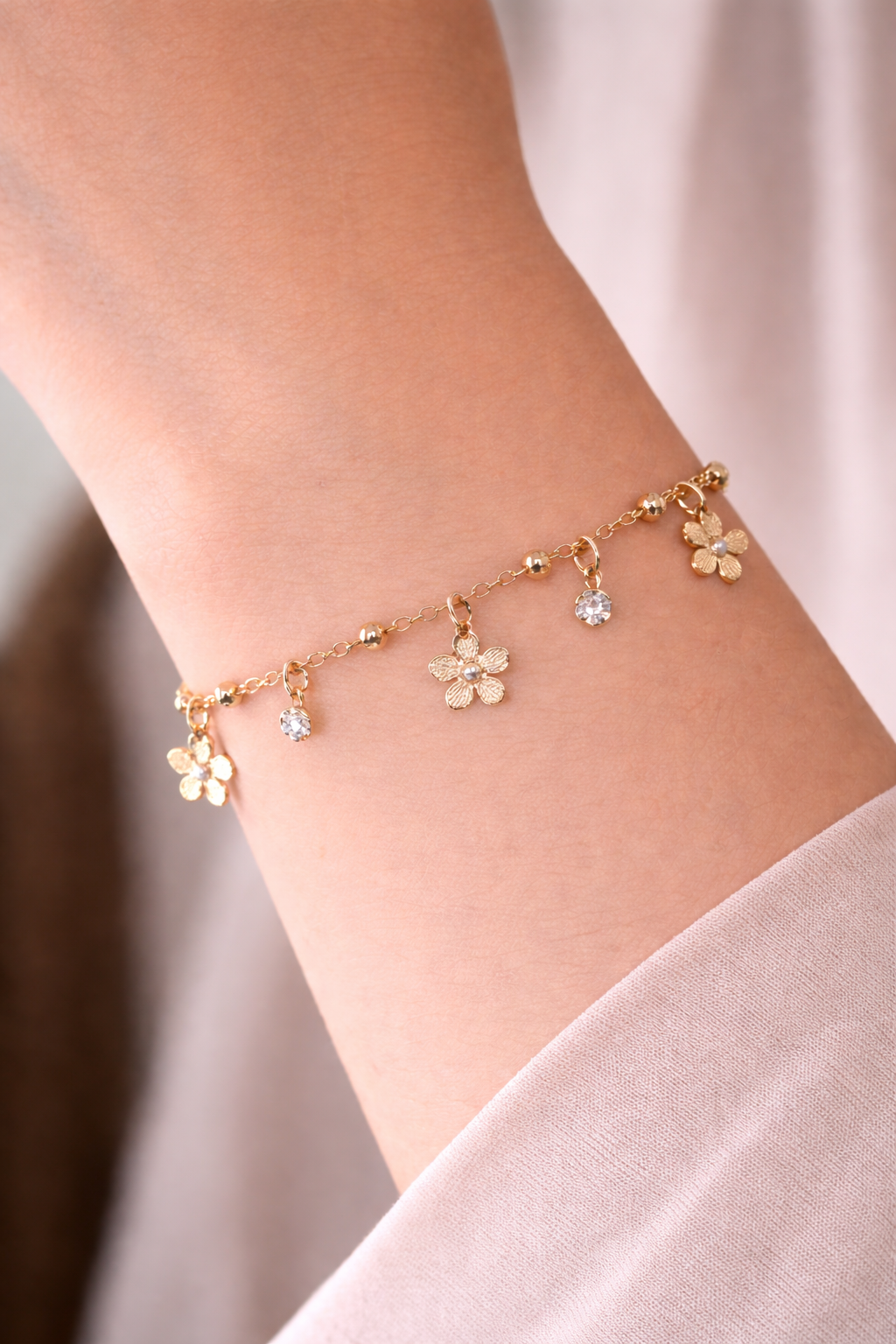 Dainty Blossom Spark Bracelet