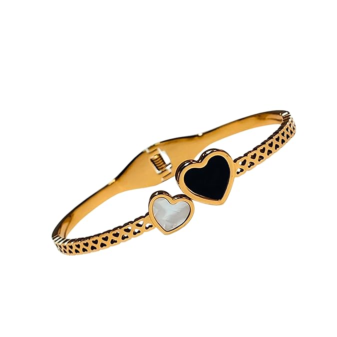 Dual Heart Elegance Bracelet
