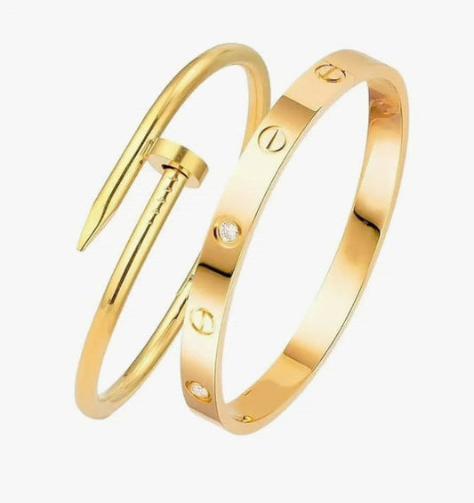 Classic Love and Bold Nail Cuff