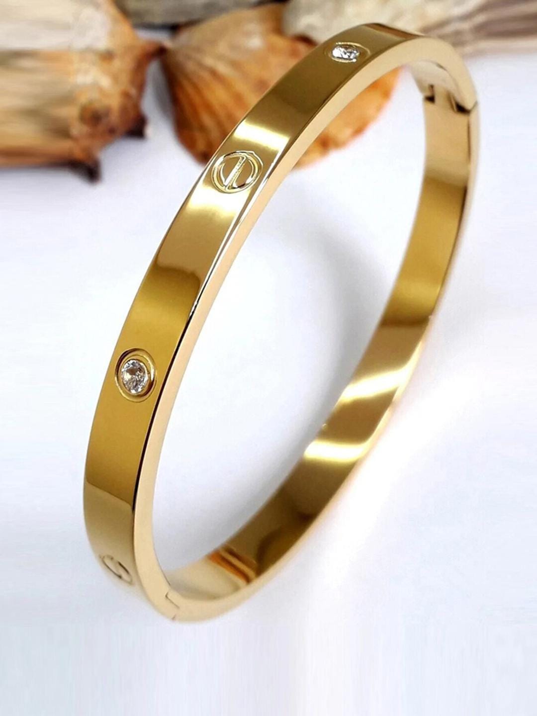 Luxe Crystal Screw Bracelet
