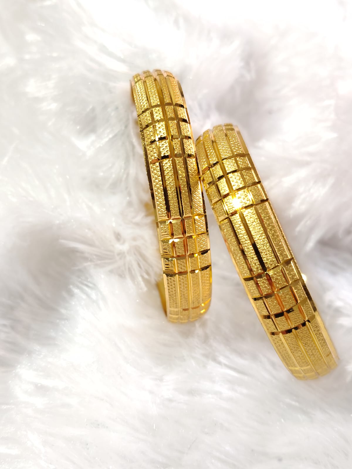 Radiant Royale Gold Bangles - Timeless Elegance With a Modern Twist