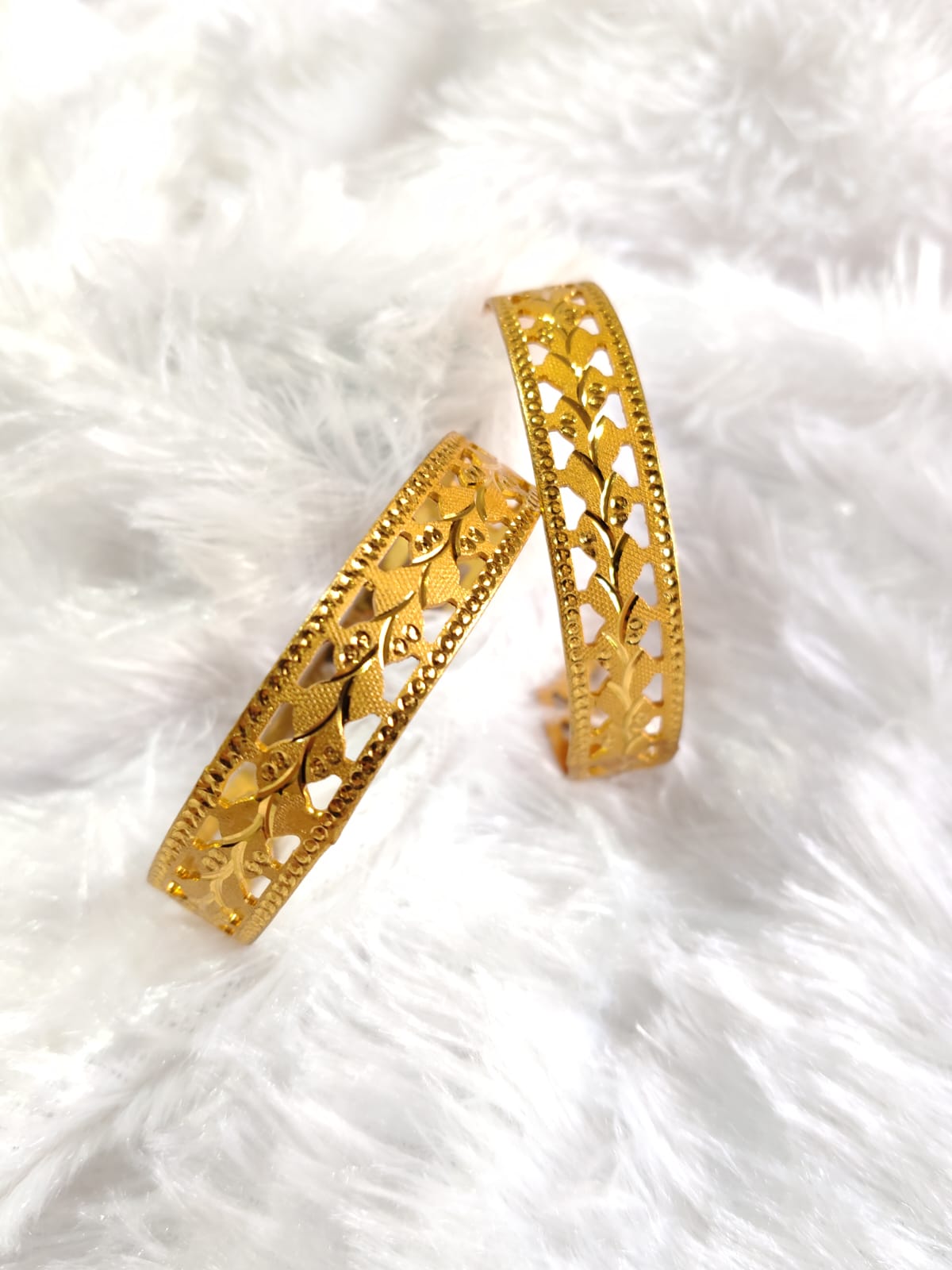 Imperial Vinework Gold Bangles