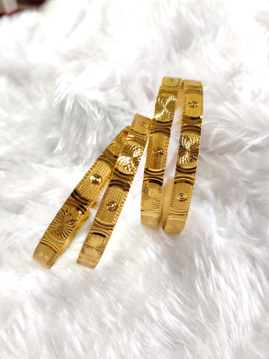 Golden Symphony Bangles