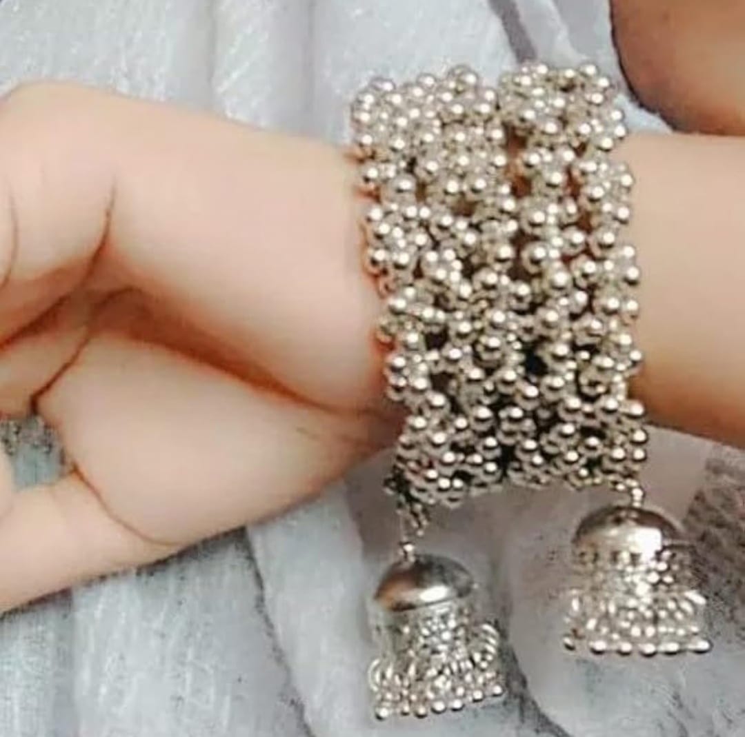 Spiral  Oxidized Bracelet