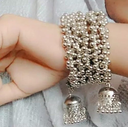 Spiral  Oxidized Bracelet