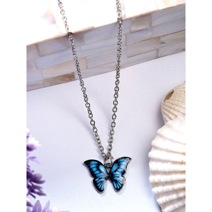 Butterfly Wish Necklace - Make A Wish And Let It Fly