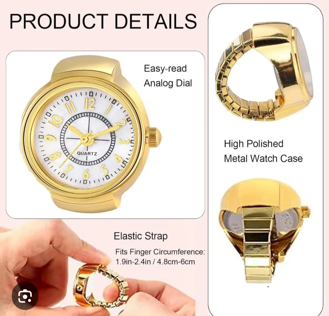 Luxe Timekeeper Ring - Style Meets Time