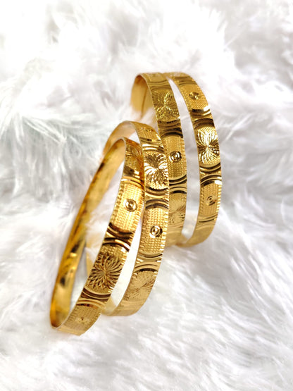 Golden Symphony Bangles